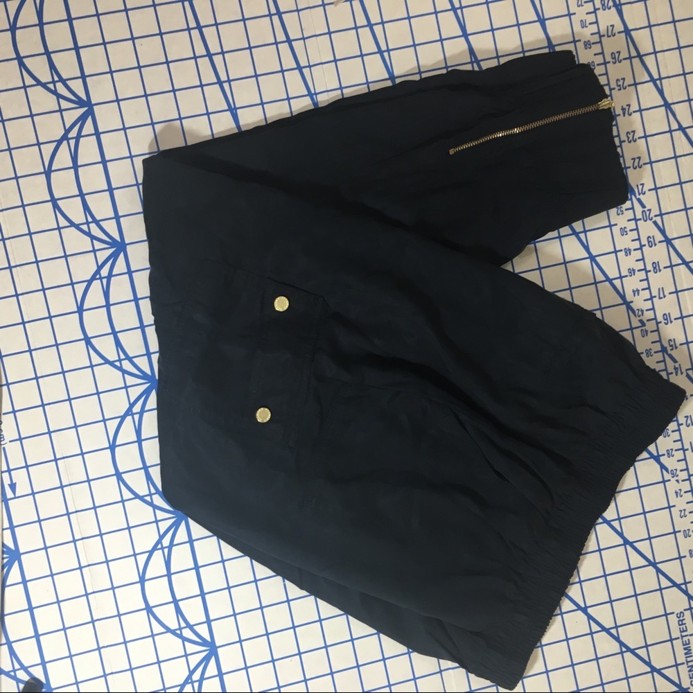 Gold accented black joggers size 12 street style